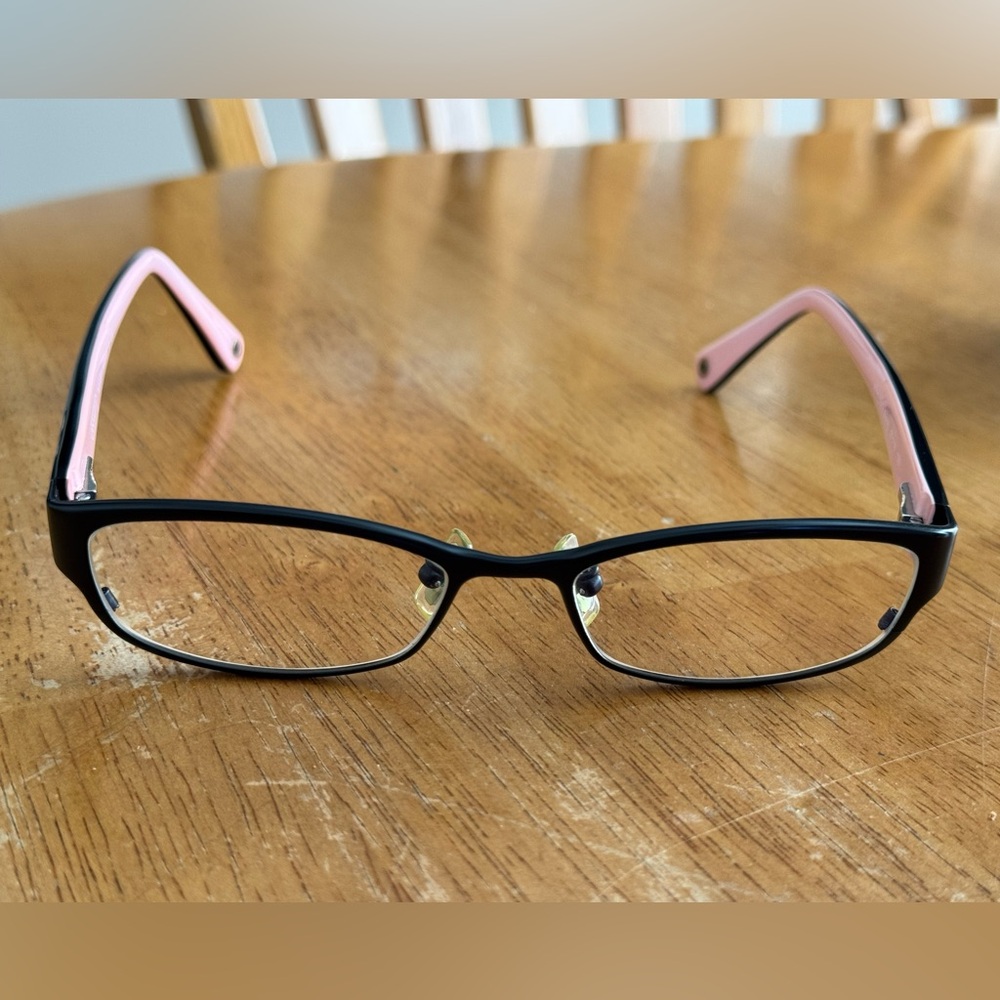 Coach Black and Pink Glasses FRAMES & CASE - Picture 5 of 8